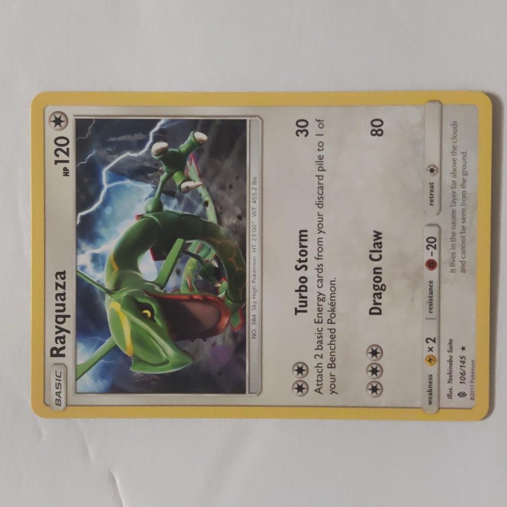 Rayquaza Pokemon Card